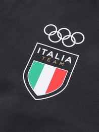 Winter Olympics 2026 Team Italy EA7 Emporio Armani Tech Jacket Jacket unisex detail view 4 | Dash Racegear — Milano Cortina 2026 Italy Olympic jacket in black, EA7 Emporio Armani Team Italy puffer for winter sports, casual, and fan wear.