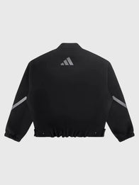 Adidas x Entire Studios Z.N.E. Bomber Jacket Bomber Jacket unisex detail view 5 | Dash Racegear — Men’s Adidas Z.N.E. 2026 x Entire Studios bomber jacket in black, lightweight feel for training or daily wear.