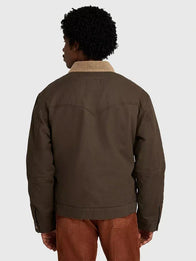 Stranger Things Wrangler Murray Jacket Jacket unisex detail view 3 | Dash Racegear — This Murray Bauman Brown Cotton Jacket is perfect for fans embracing season five energy in stylish outerwear.