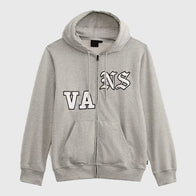 Vans Zip Up Hoodie Hoodie unisex front product view | Dash Racegear — Durable Vans zip up hoodie made for all-day comfort
