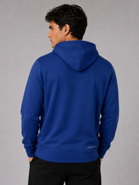 Venezuela 2026 World Baseball Classic Hoodie Hoodie unisex detail view 5 | Dash Racegear — Blue Nike Therma outerwear from World Baseball Classic Venezuela with bold numbering, pouch pocket, and hood adjustment