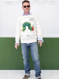 Macaulay Culkin x Very Hungry Caterpillar Sweatshirt Sweatshirt unisex detail view 2 | Dash Racegear — Macaulay Culkin x Very Hungry Caterpillar off white sweatshirt, unisex fit and playful artwork for relaxed style.