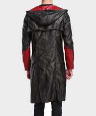 DMC Devil May Cry Dante Black Coat Jacket unisex detail view 3 | Dash Racegear — DMC Devil May Cry Dante Black Leather Coat