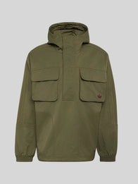 Vincent Kompany Adidas Jacket Jacket unisex detail view 6 | Dash Racegear — Olive green Vincent Kompany Adidas jacket, modern sporty look, unisex outerwear for travel and cool-weather outfits.