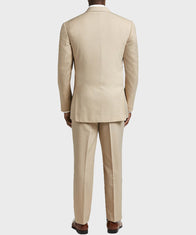 Mens Classic Tan Suit Fashion Apparel men detail view 4 | Dash Racegear — Mens Tan Ivory Suit