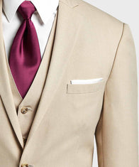 Mens Classic Tan Suit Fashion Apparel men detail view 3 | Dash Racegear — Vintage Classic Mens Tan Ivory Suit