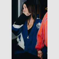 Hailey Bieber Toronto Maple Leafs Starter Jacket Jacket unisex detail view 7 | Dash Racegear — Starter Jacket – Hailey Bieber Toronto Maple Leafs Look