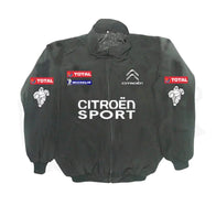 Vintage Citroen F1 Racing Embroidered Bomber Jacket | Dash Racegear