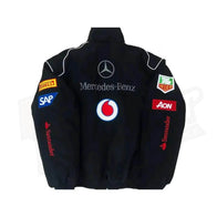 Vintage Edition Black Mercedes F1 Jacket | Dash Racegear