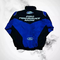 Vintage Navy/Blue Ford Performance Racing Bomber Jacket | Dash Racegear