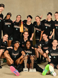 NY Liberty 2026 Commissioners Cup Champions Shirt Shirt unisex front product view | Dash Racegear — WNBA 2026 Commissioners Cup Champions Locker Room Shirt blends casual comfort with a sleek New York Liberty aesthetic.