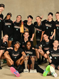 NY Liberty 2026 Commissioners Cup Champions Shirt Shirt unisex front product view | Dash Racegear — WNBA 2026 Commissioners Cup Champions Locker Room Shirt blends casual comfort with a sleek New York Liberty aesthetic.
