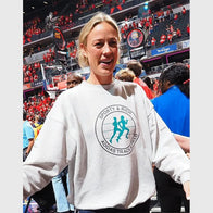 WNBA Playoff Sophie Cunningham Sweatshirt Sweatshirt unisex detail view 2 | Dash Racegear — WNBA Playoff Sophie Cunningham Grey Long Sleeve Sweatshirt
