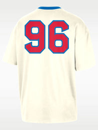 WNBA Legends Nike 30 Ringer T-Shirt Shirt unisex detail view 2 | Dash Racegear — Unisex WNBA Nike Legends 30th Anniversary cream ringer tee, relaxed fit for everyday basketball street style.