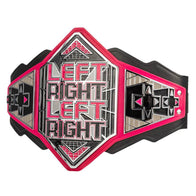 WWE Left Right Left Right LRLR Wrestling Championship Title Belt - 2 | Dash Racegear