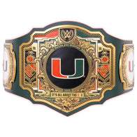 WWE Miami Hurricanes College Legacy Championship Title Belt - 1 | Dash Racegear