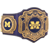 WWE Michigan Wolverines College Legacy Championship Title Belt - 3 | Dash Racegear