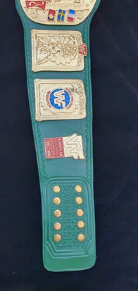 WWF European Championship Wrestling belt block logo 4mm zinc adult size - 6 | Dash Racegear