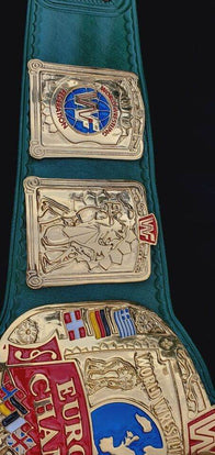 WWF European Championship Wrestling belt block logo 4mm zinc adult size - 5 | Dash Racegear
