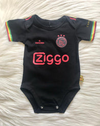 AJAX soccer romper 3rd jersey 100% cotton - baby romper image 1