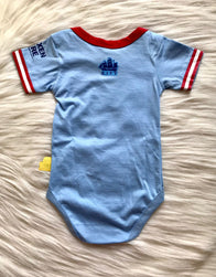 Manchester City soccer romper HOME jersey | 100% cotton - baby romper image 2