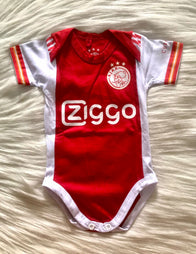 Limited AJAX Home soccer jersey Giganet baby romper - baby romper image 1