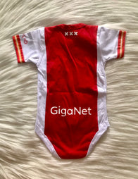 Limited AJAX Home soccer jersey Giganet baby romper - baby romper image 2