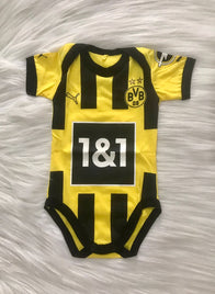Borussia Dortmund 1st Home Baby Jersey Romper - baby romper image 1