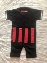 AC Milan 1st Home jersey baby jumpsuit - baby & toddler outfit image 2