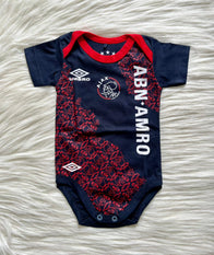 Retro Limited Edition AJAX soccer jersey baby romper 1995... - baby romper image 1