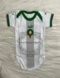 baby rompers Morocco Away onesie - specially for the little fans - baby romper image 1