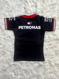 F1 Mercedes baby racing Shirt Hamilton 44 jersey 100% cotton |... - baby & toddler shirt image 2