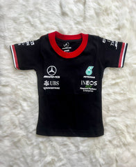 F1 Mercedes baby racing Shirt Hamilton 44 jersey 100% cotton |... - baby & toddler shirt image 1