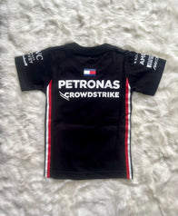 F1 Mercedes baby Racing Shirt Hamilton 44 jersey 100% cotton - baby & toddler shirt image 2