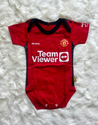 Baby Rompers Manchester United soccer jersey - baby romper image 1