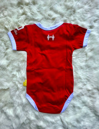 Tiny Reds Collection: Liverpool FC Baby Onesies for Your Little... - baby romper image 2