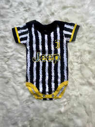 Juventus 1st Home | Tiny Bianconeri Juventus FC Baby Romper for... - baby romper image 1