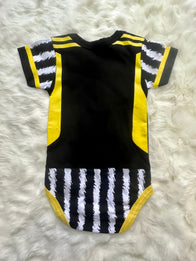 Juventus 1st Home | Tiny Bianconeri Juventus FC Baby Romper for... - baby romper image 2