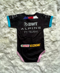 F1 Renault Alonso Alpine Racing onesie romper 100% cotton | Season... - baby romper image 2
