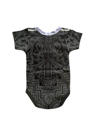 Māori All Blacks Baby Bodysuit Onesie 1st Home Full Print | Baby Gift - baby romper image 2