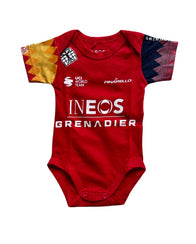 Pinarello Grenadier INEOS Cycling Team baby onesie season 2023/2024 - baby cycling apparel image 1