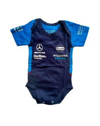 F1 Gulf Williams Racing onesie season 2023/2024 jersey 100% cotton... - baby romper image 1