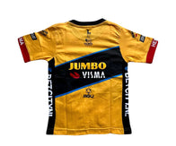 Jumbo Visma cycling team toddler shirt Tour de France season - baby cycling apparel image 2