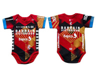 Bahrain Team Victorious cycling team baby onesie season 2023/2024 - baby cycling apparel image 2