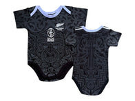 Māori All Blacks Baby Bodysuit Onesie 1st Home Full Print | Baby Gift - baby romper image 3