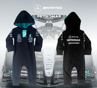 Mercedes Racing F1 Limited Edition Baby Anorak Jumpsuit 100% cotton - baby & toddler outfit image 3