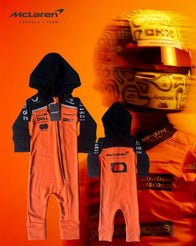 F1 McLaren baby Anorak Jumpsuit | Lando Norris | Oscar Piastri - baby & toddler outfit image 2