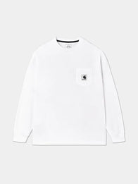 F.C.Real Bristol x Carhartt WIP Pocket Long-Sleeve T-Shirt Shirt unisex detail view 3 | Dash Racegear — Unisex 2026 pocket tee by F.C. Real Bristol x Carhartt WIP, ideal for everyday layering.