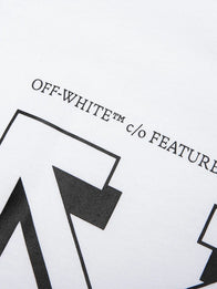FEATURE x Off-White c/o Virgil Abloh T-Shirt Shirt unisex detail view 3 | Dash Racegear — White Anniversary Skate T-shirt crafted for effortless casual wear with signature FEATURE x Off-White styling.