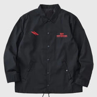 White Mountaineering Qotsa Songs For The Deaf Coach Jacket Jacket unisex front product view | Dash Racegear — Premium QOTSA White Mountaineering Songs For The Deaf Jacket